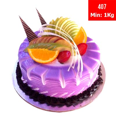 "Round shape Special Cake - code407 (1kg) - Click here to View more details about this Product